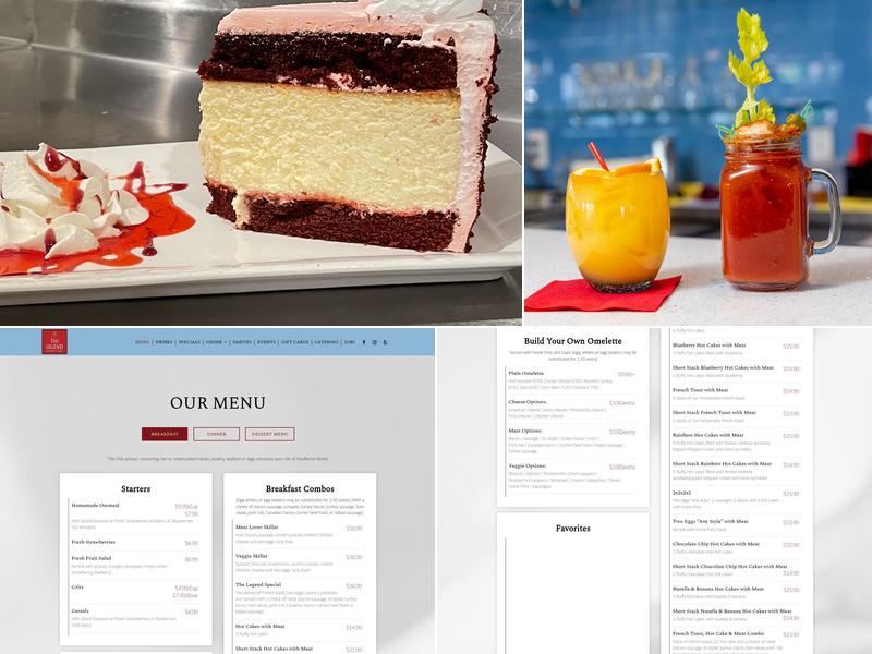 The Legend Restaurant&Bakery Menu