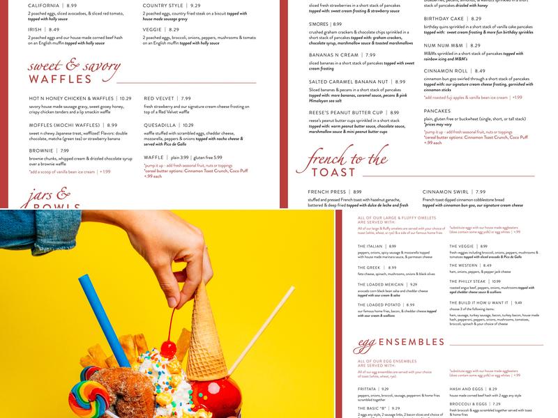 Rise N Shine Diner Westcott Menu