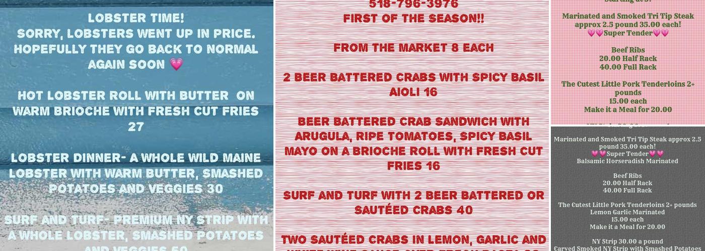 Red Barn Hudson Menu