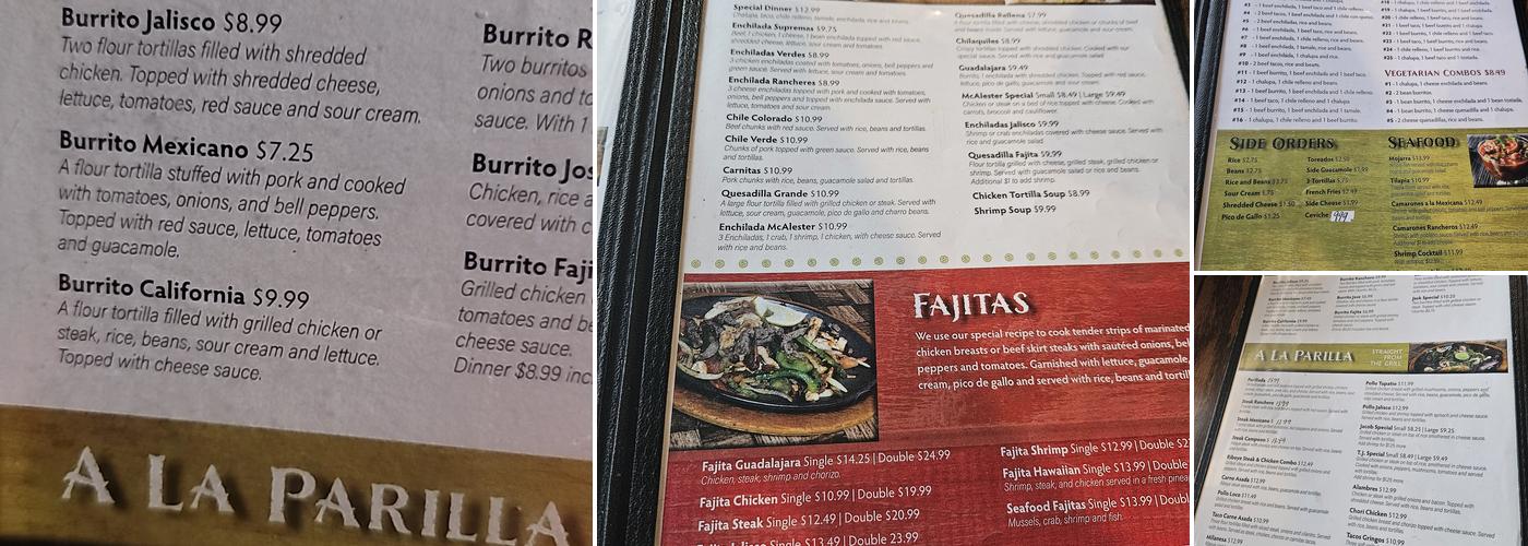 El Jalisco Menu