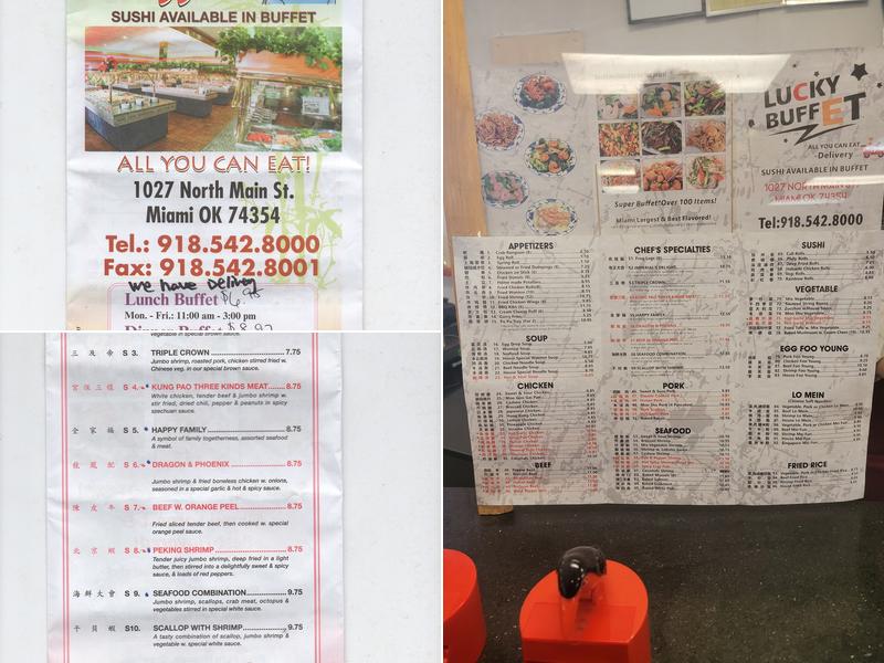 Lucky Buffet Chinese Restaurant/Delivery Menu