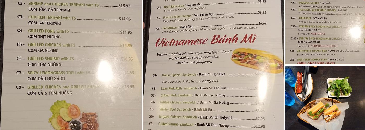 Pho Brothers Menu