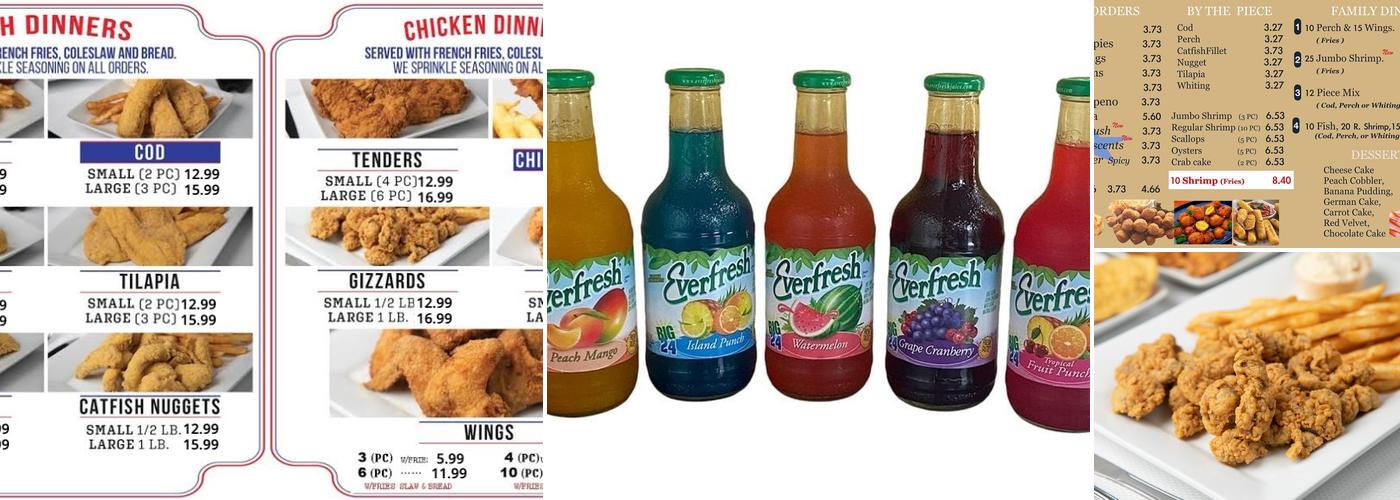 Hook Fish and Chicken Homestead-Waterfront Menu