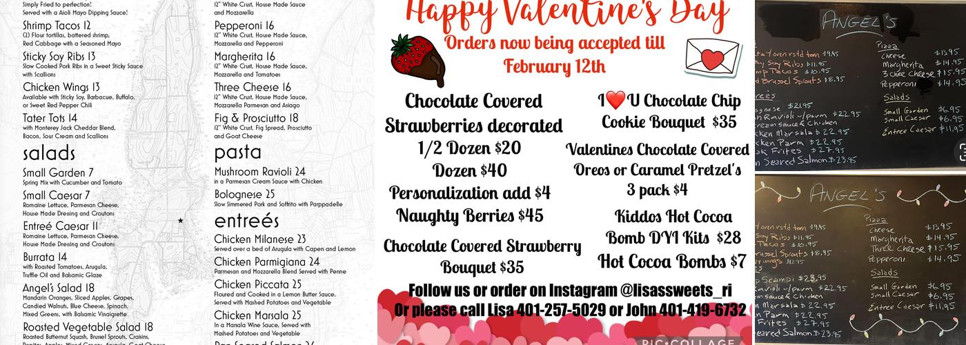 Angels Kitchen Menu