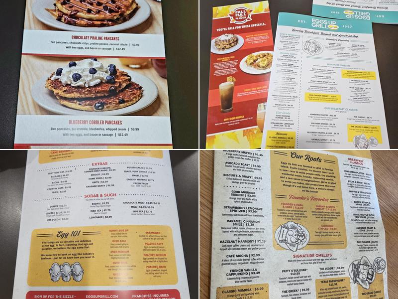 Eggs Up Grill Menu