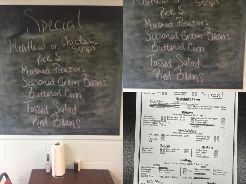 Brandon's Kitchen Menu