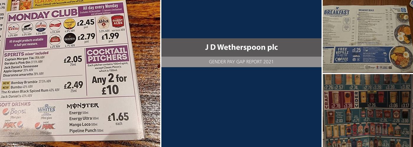 The Gate House - JD Wetherspoon Menu