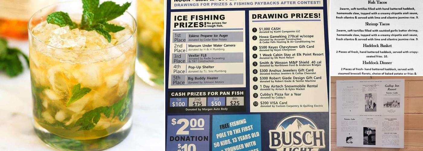 Elk Point Resort Menu