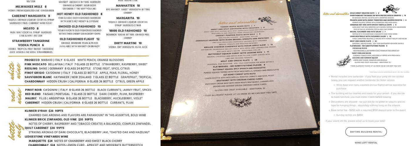 313 Dodge Menu