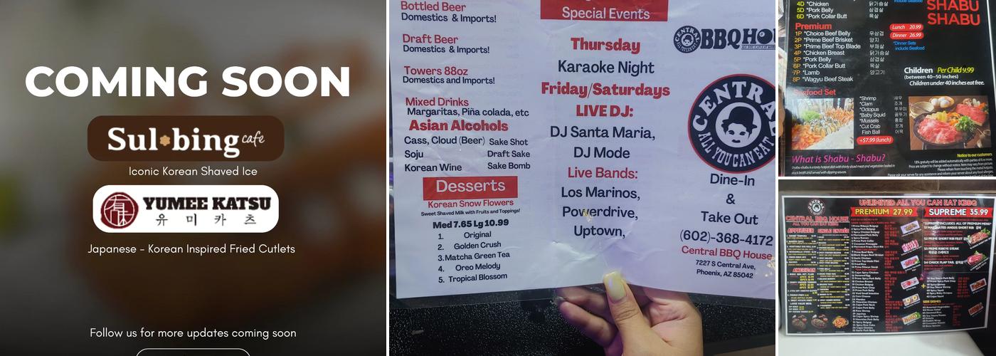 Central BBQ House Menu