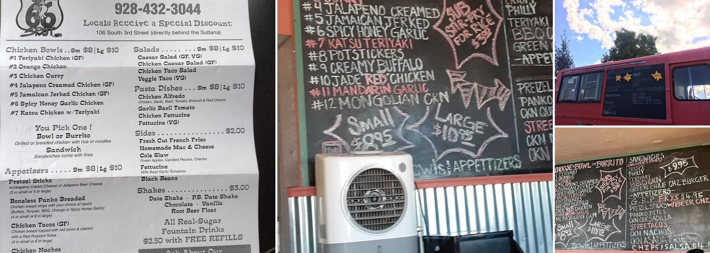 The Little Chicken Spot Menu