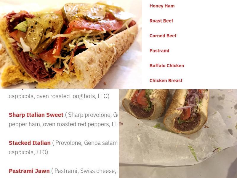 MISTER RICKS HOAGIES Menu