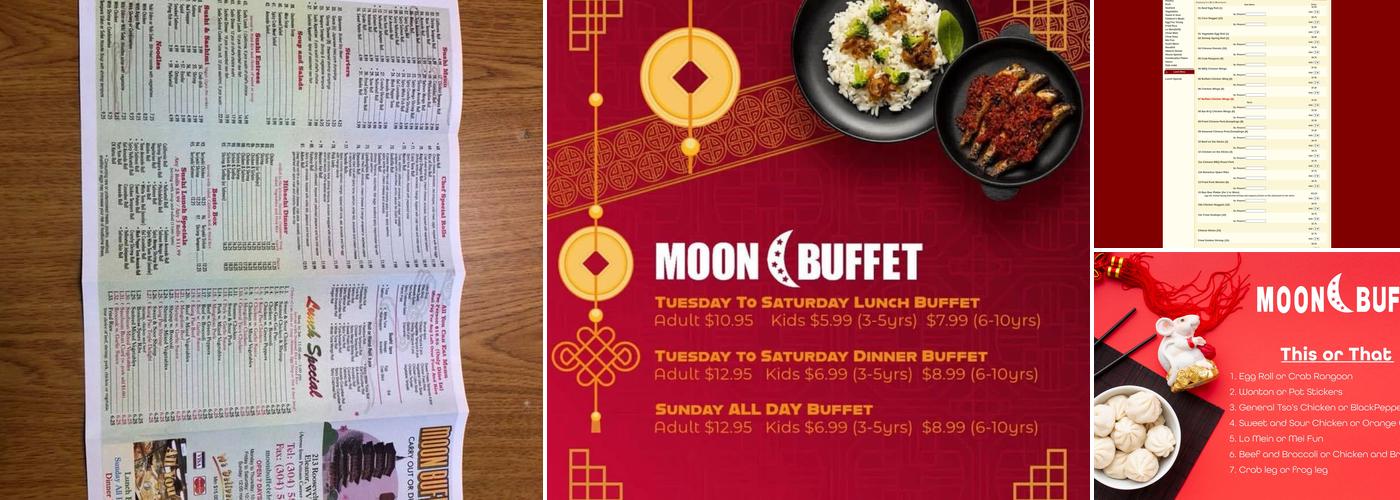 Moon Buffet Menu