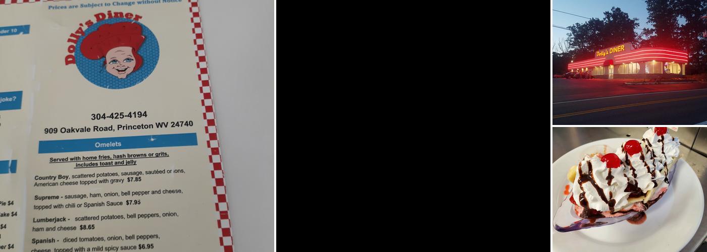 Dolly's Diner Menu