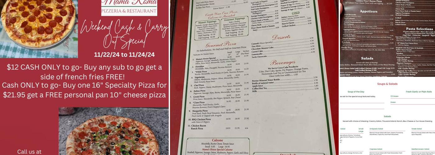 Mama Roma Menu