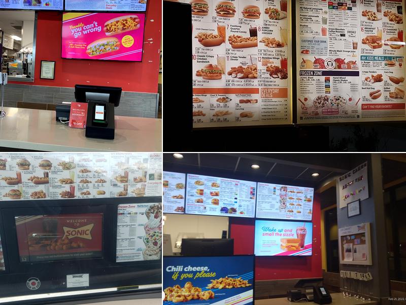 Sonic Drive-In Menu