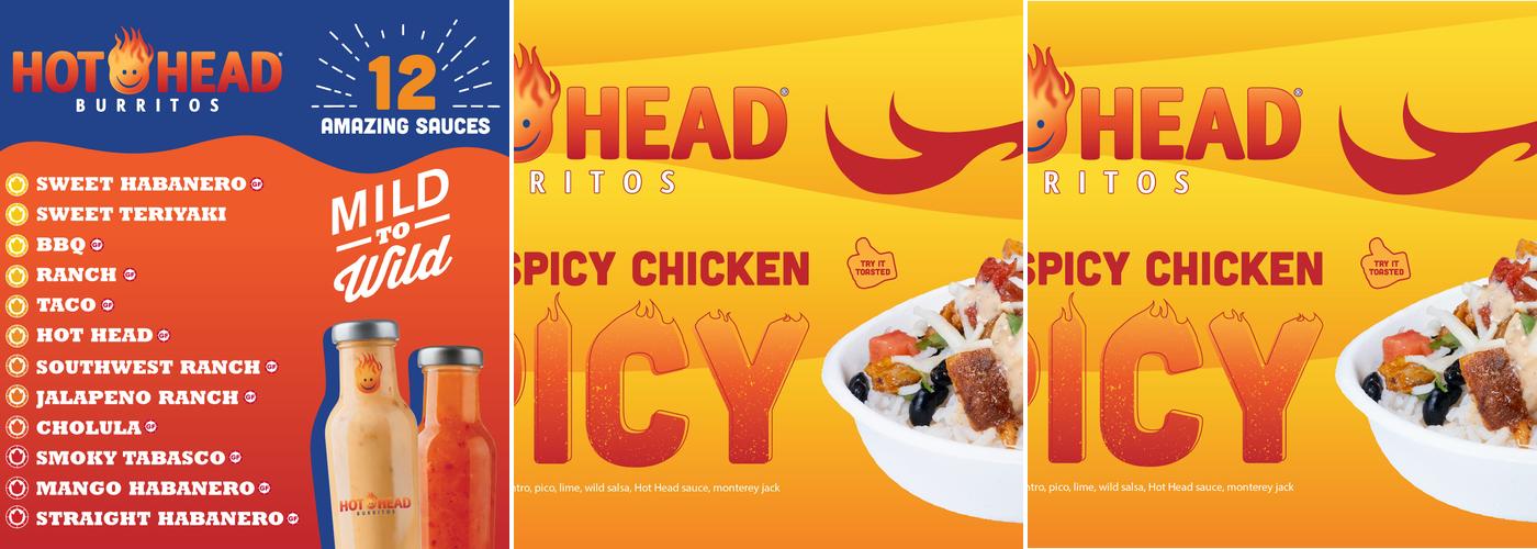 Hot Head Burritos Menu