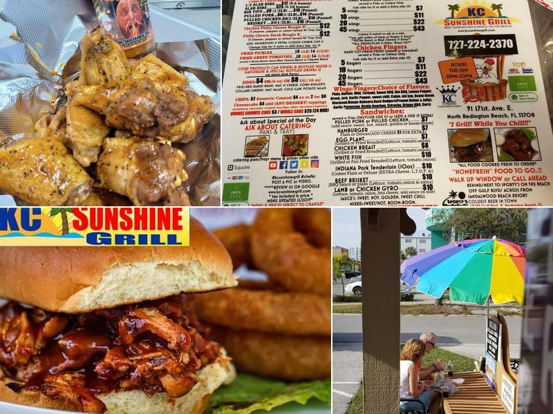 KC Sunshine Grill Menu