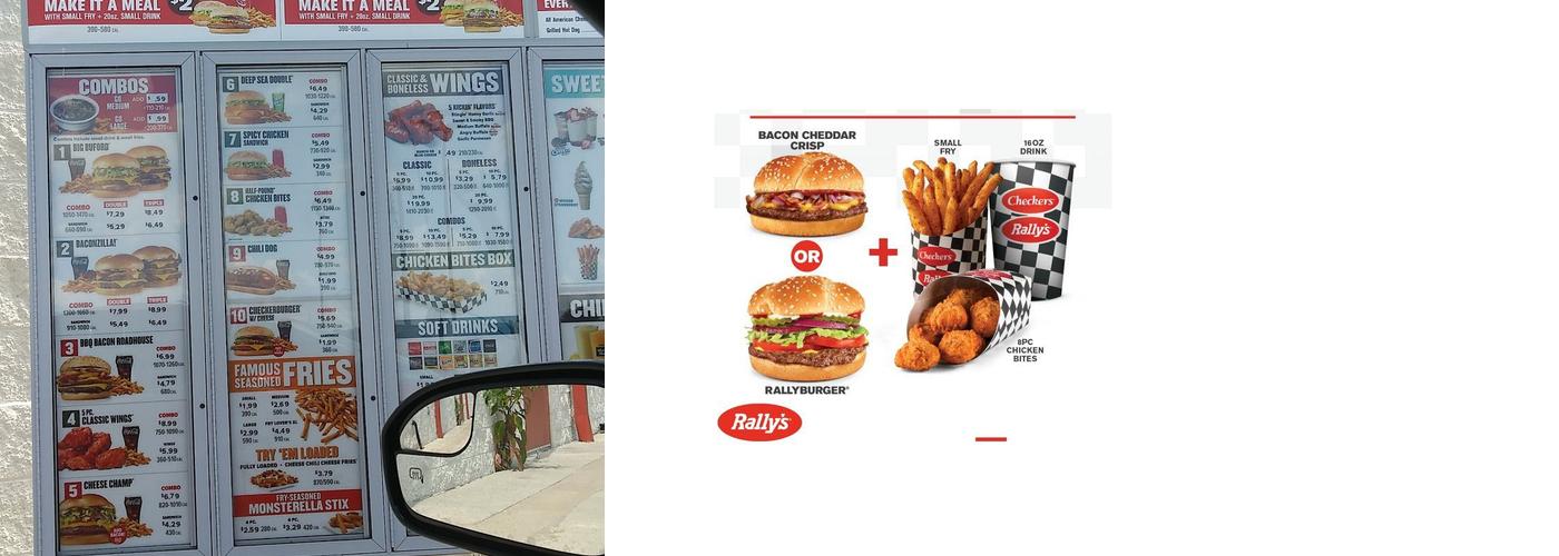 Checkers Menu