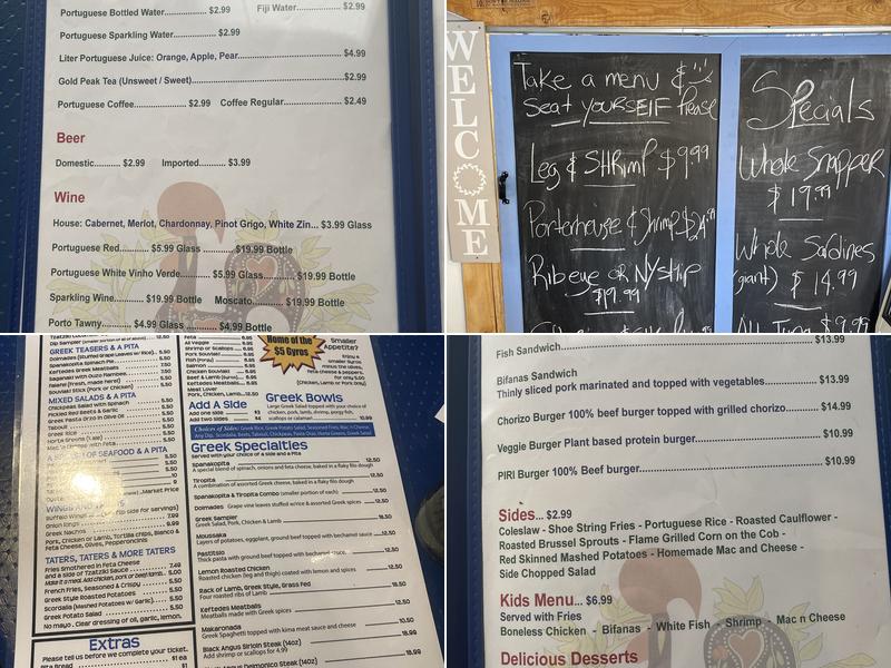 PIRI PIRI GRILL Menu