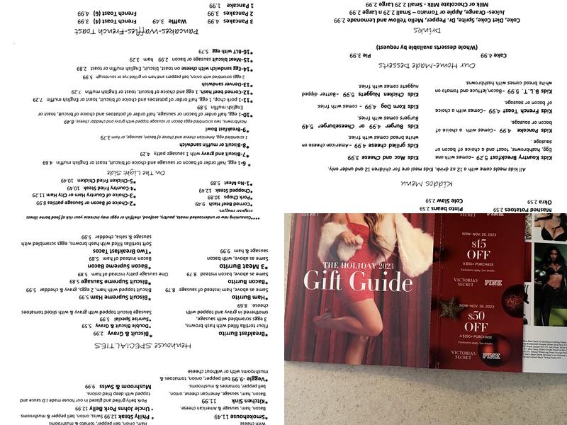 Mama’s Kountry Kitchen Menu