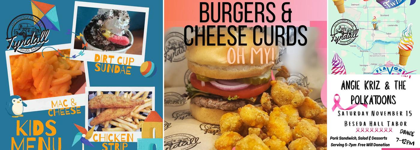 The Country Drive In Menu