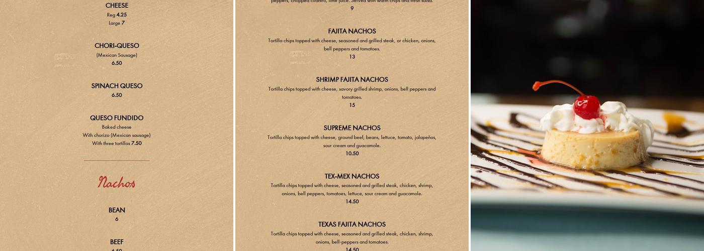 Jalapenos Mexican Grill Menu