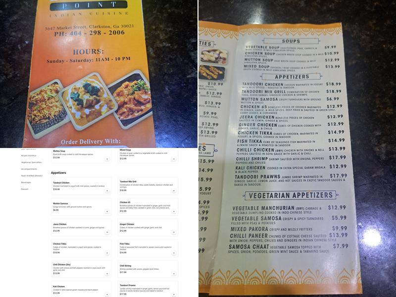 Biryani Point Menu