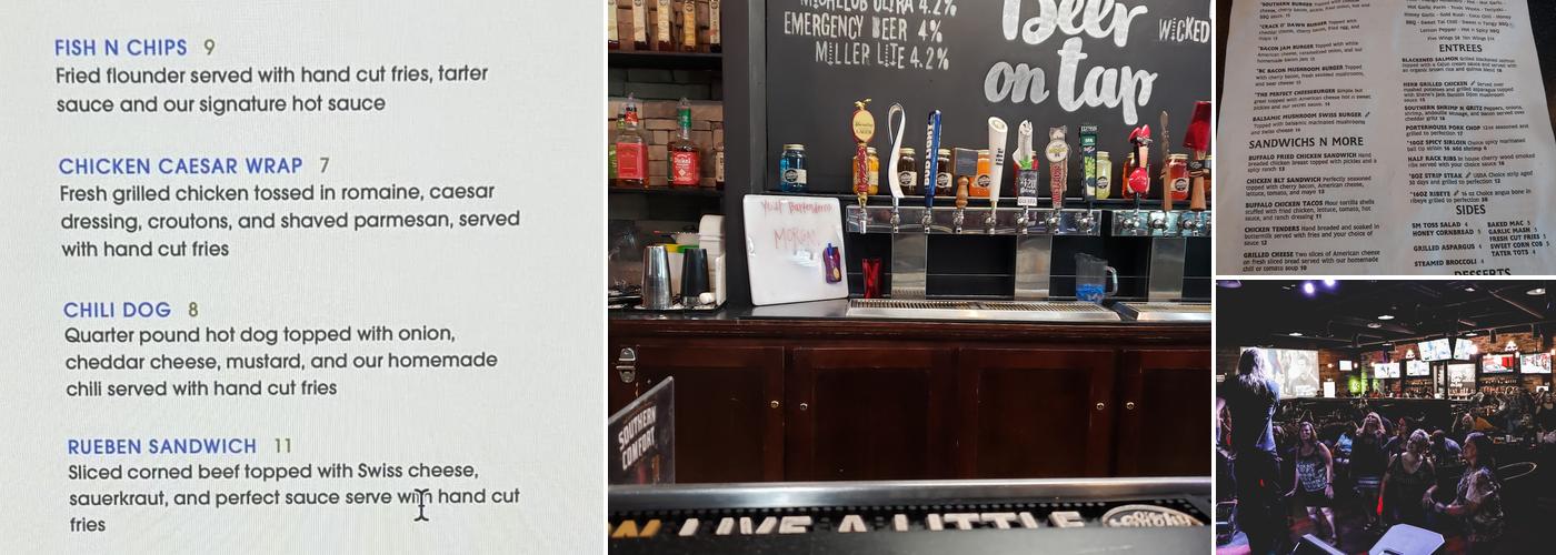 Moonshiners Bar & Grill Menu