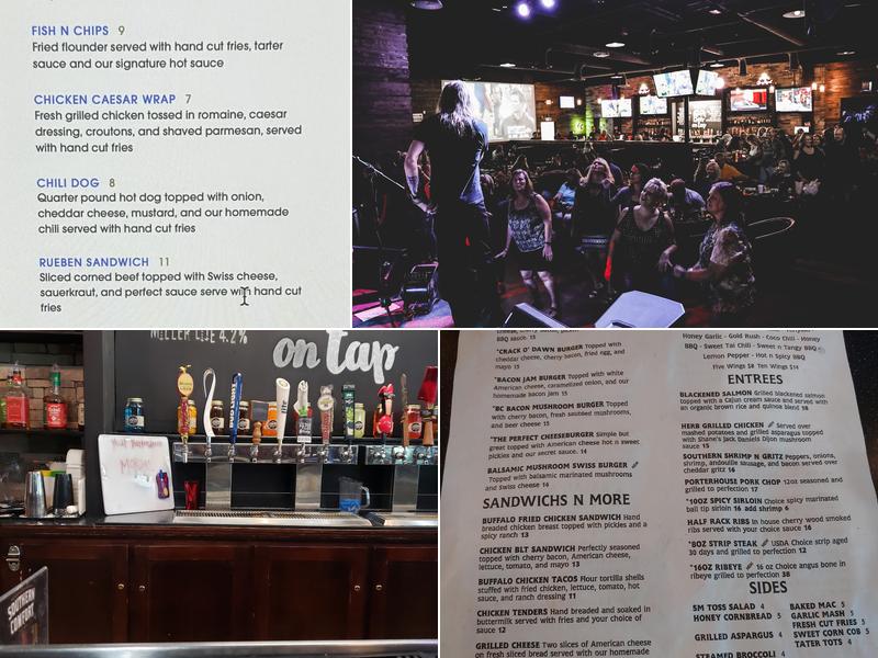 Moonshiners Bar & Grill Menu