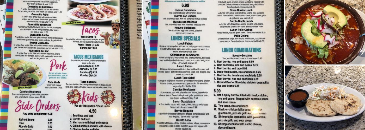 Patron Mexican Grill (Mariemont) Menu