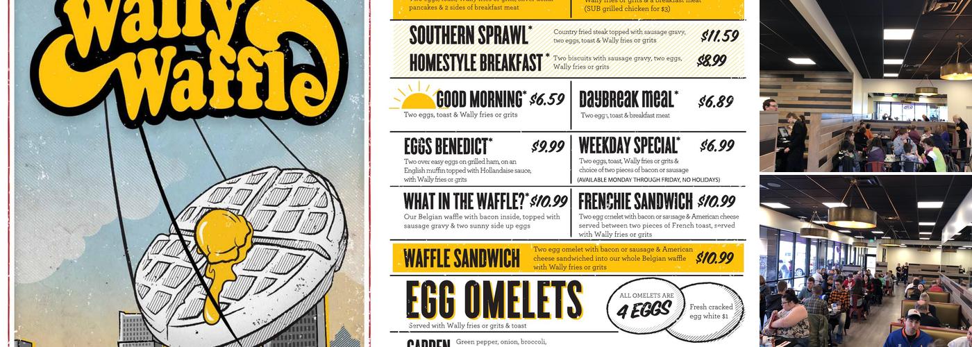 Wally Waffle Menu
