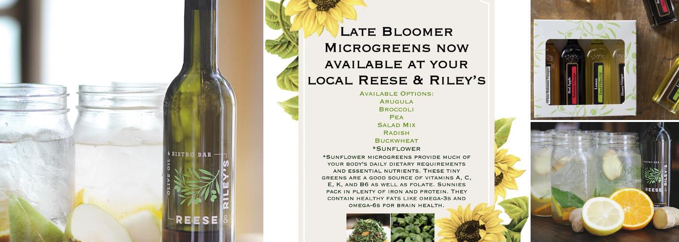 Reese & Riley's Olive Oil & Bistro Bar Menu