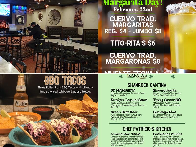 Don Zapata's Mexican Grill Menu