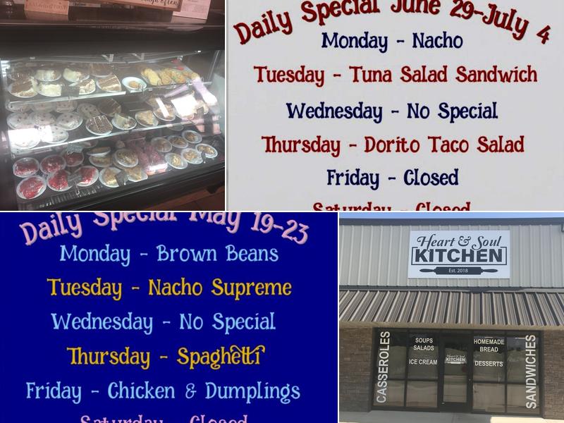 Heart & Soul Kitchen Menu