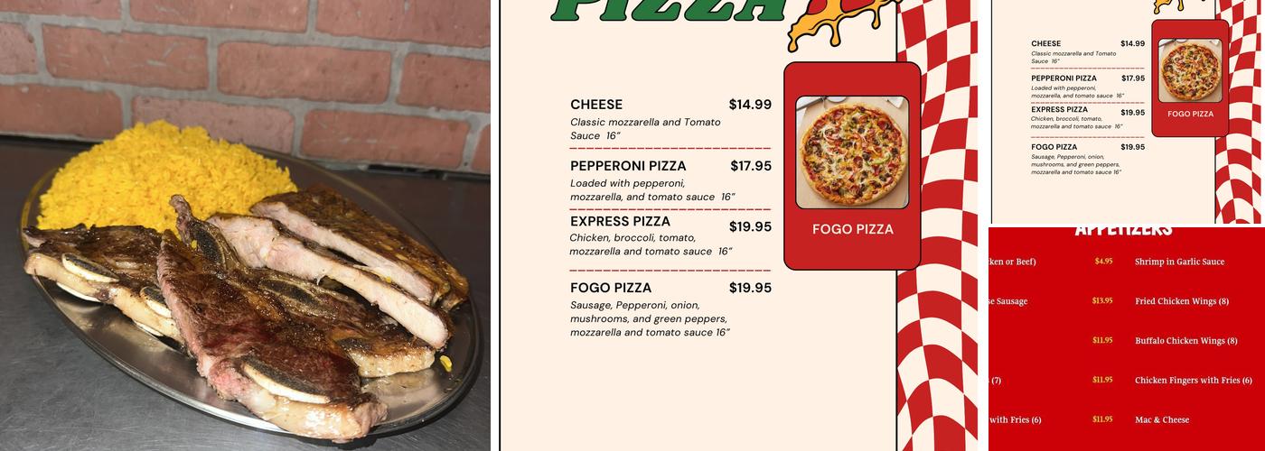 Fogo Express Menu