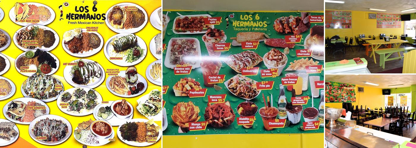 Los 6 Hermanos Menu