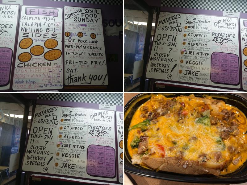 Potatoes Plus 2 Menu