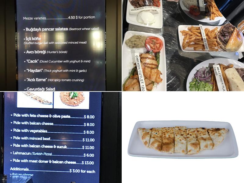 DCA Cafe Menu