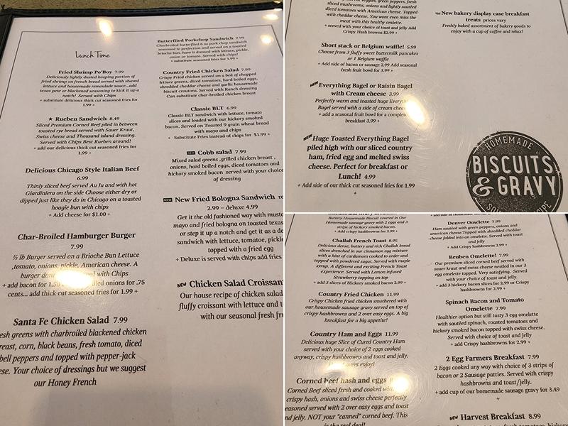 Biscuits and Gravy Menu