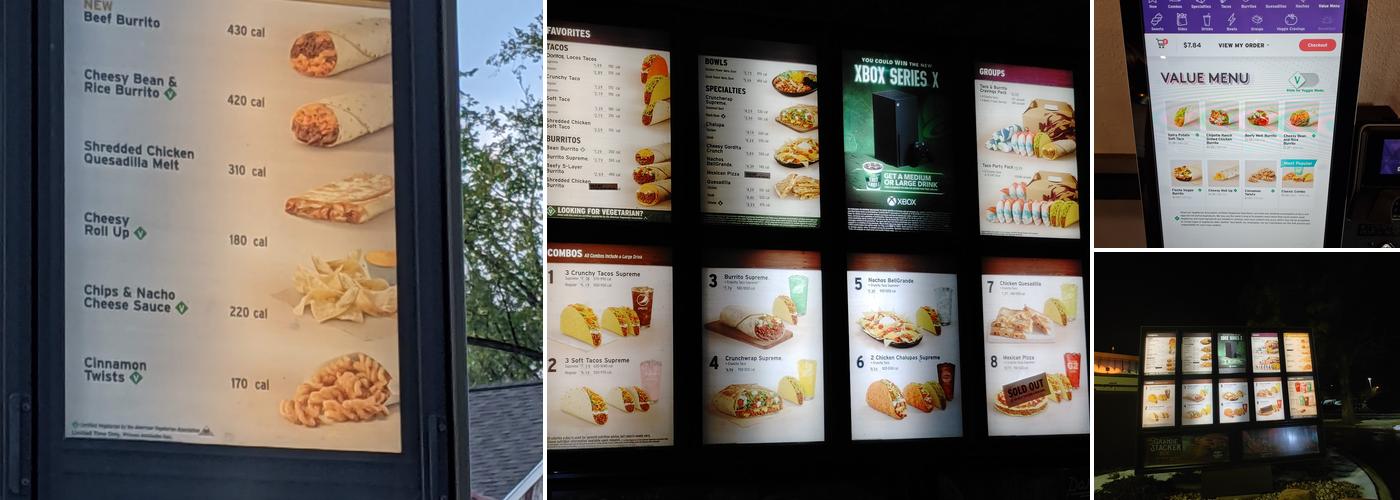 Taco Bell Menu