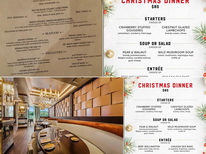 Bull & Bourbon Steakhouse Menu