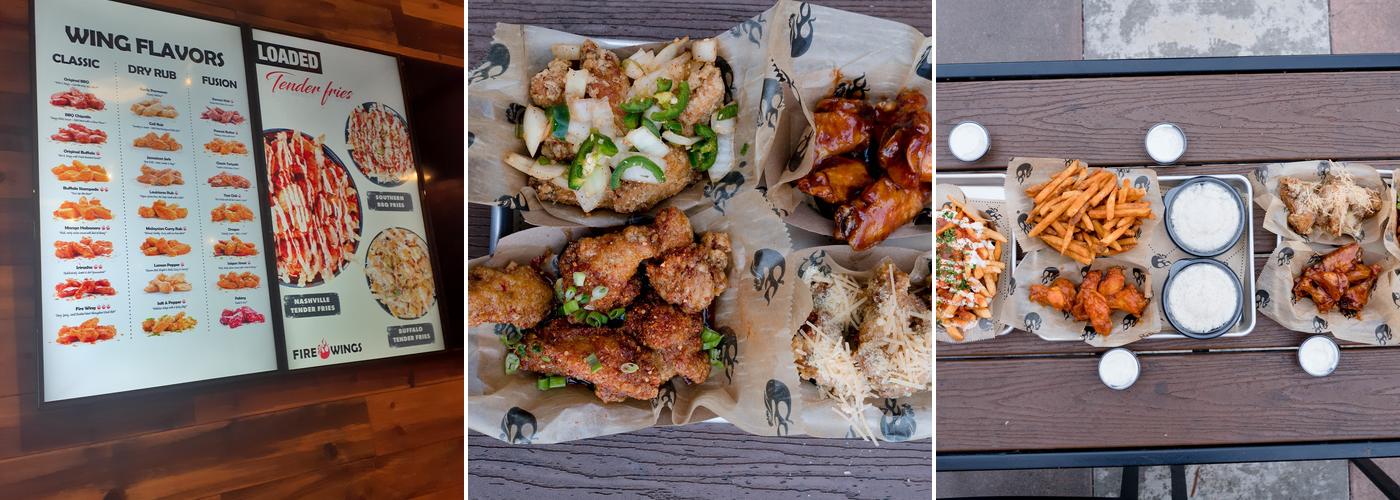 Fire Wings Florin Rd. Menu