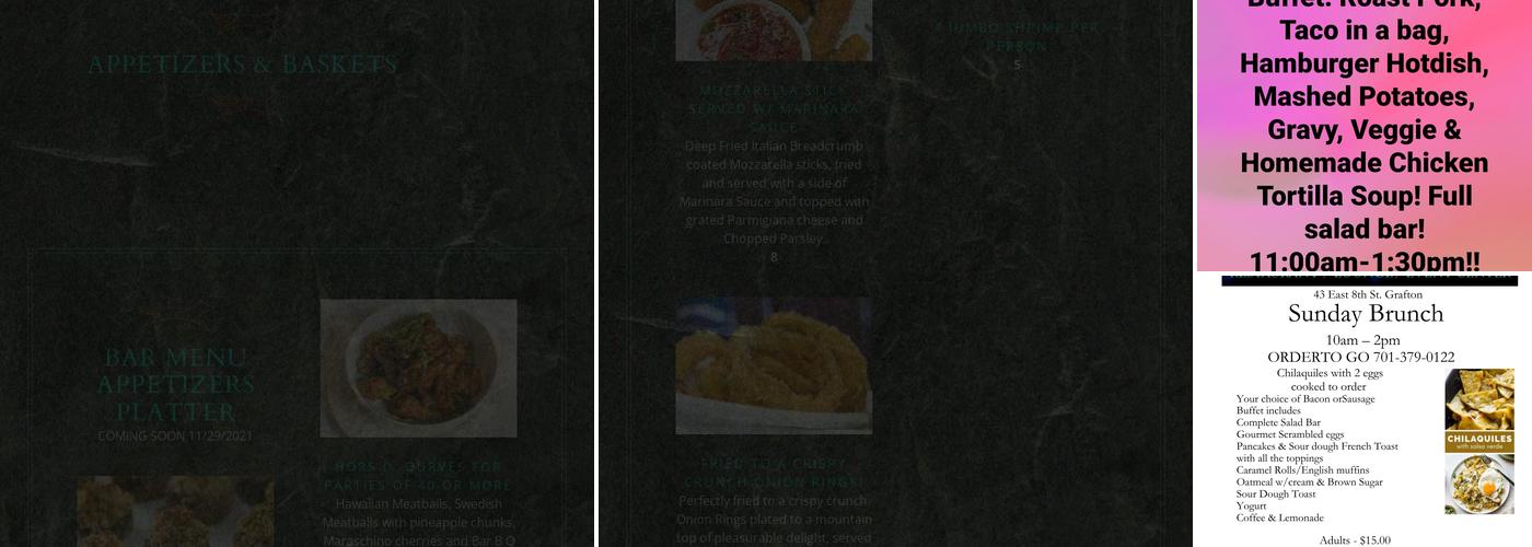 Frosty Fox Menu