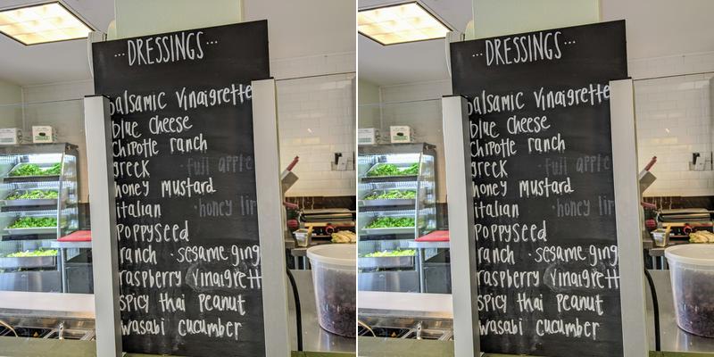 Mystic Salad Company Menu