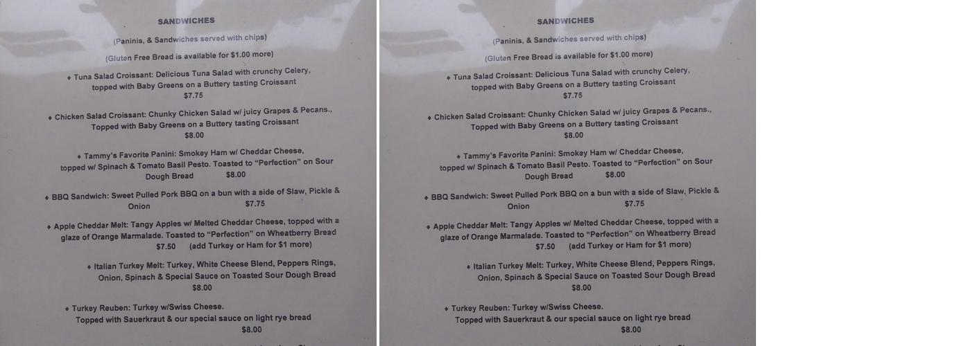 Soup-n-Such Bistro Menu