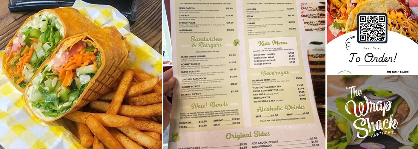 The Wrap Shack / Wrap Shack Plus Menu