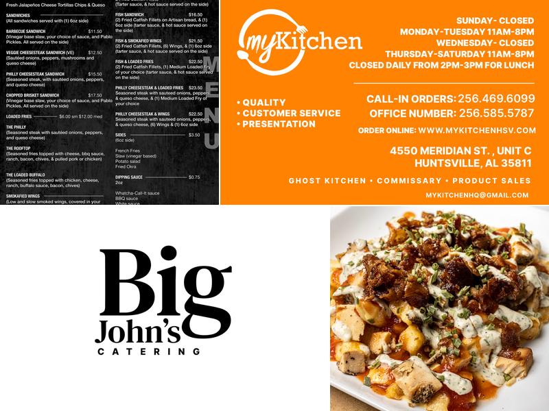 Big John’s Huntsville (Caterers , Food Truck, & Catering) Menu