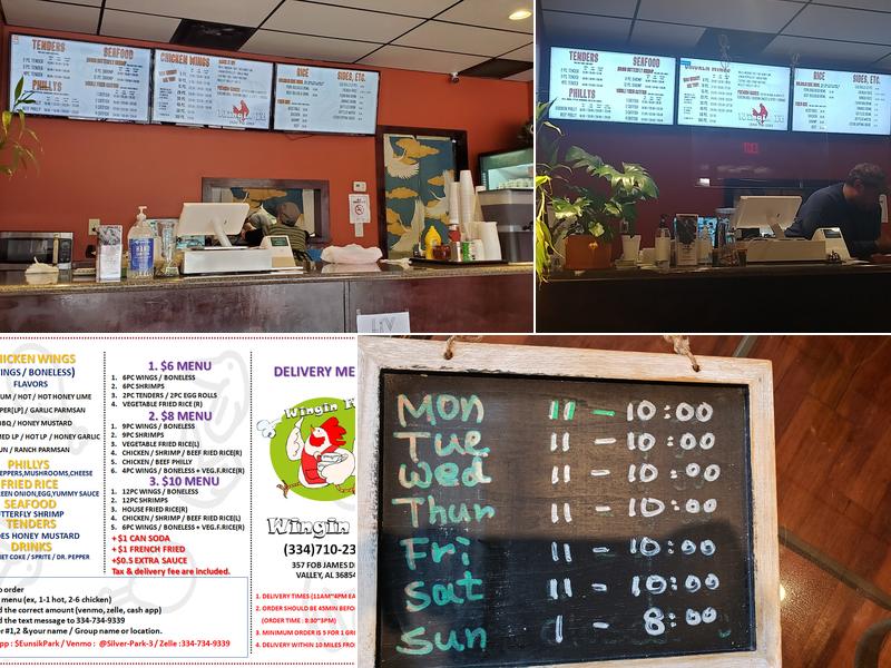Wingin It Menu