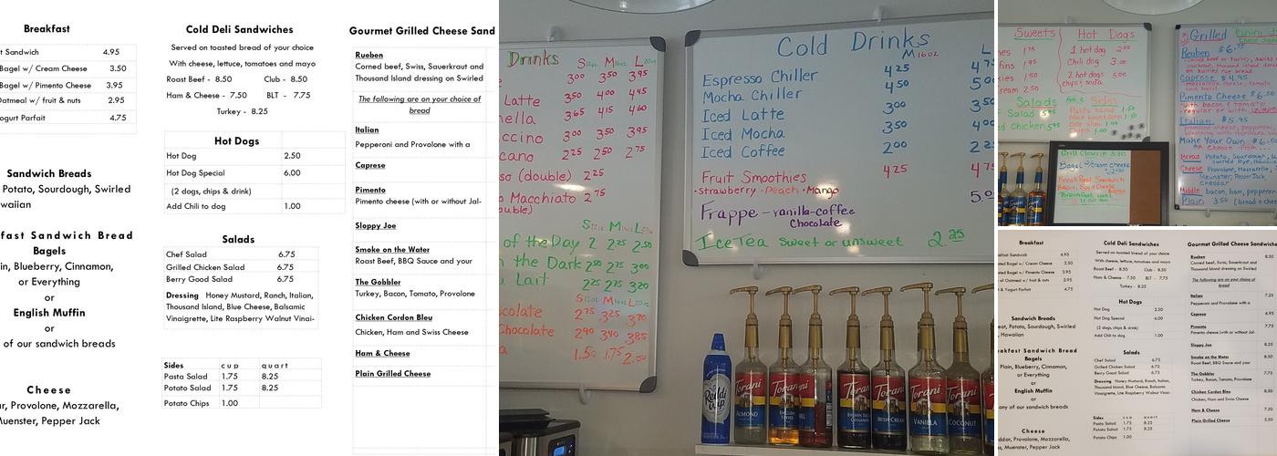 Riverview Cafe Menu